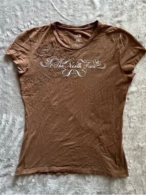 The North Face Women’s Brown Short-Sleeve Logo Tee